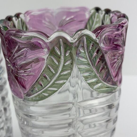 Crystal Clear 24% Lead Crystal Etched Vases (2) - Picture 12 of 12